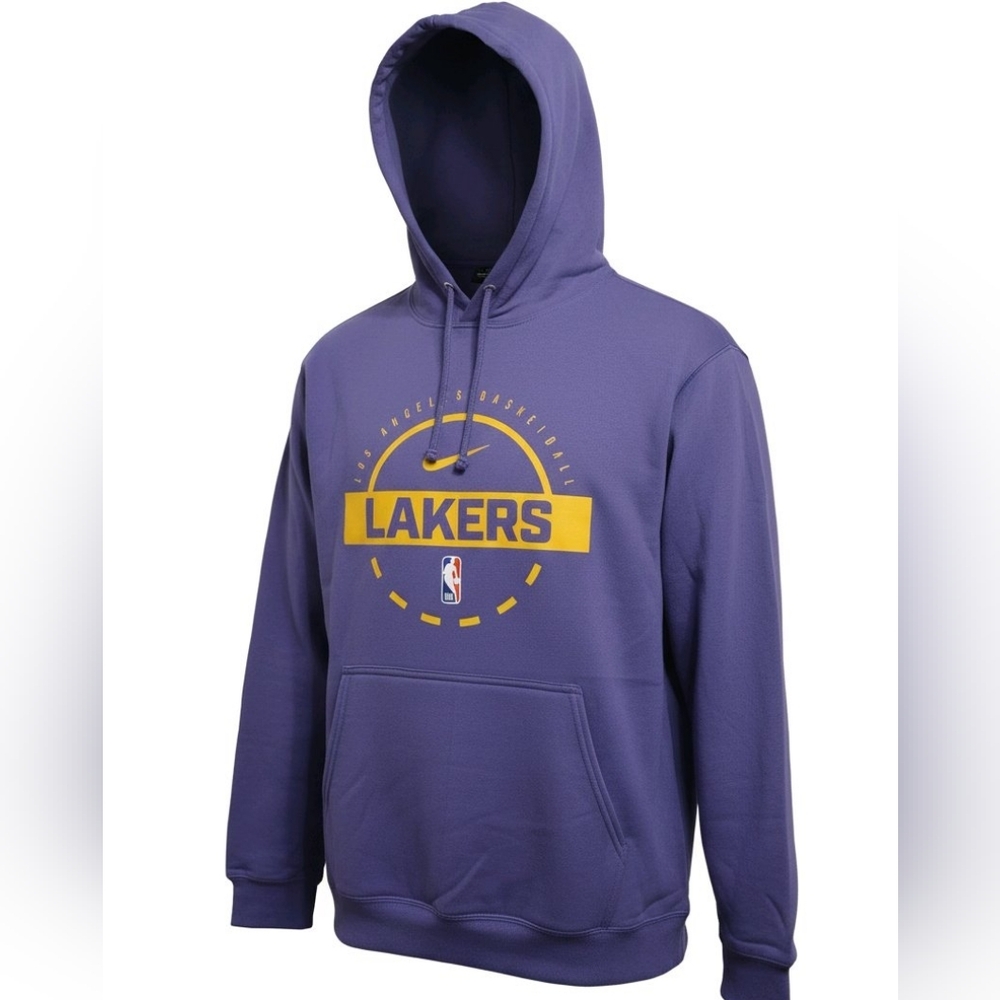 NEW LA Lakers Team Pregame Practice Hoodie